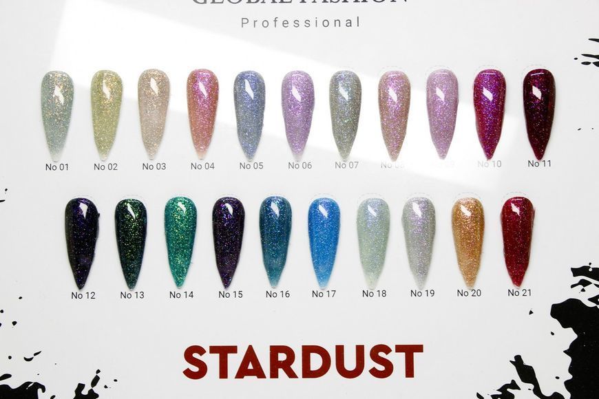 Гель-лак Global Fashion Stardust&nbsp;#19, 8 мл 15268 фото