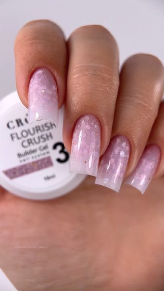 Гель для нарощування CROOZ Flourish Crush Builder Gel #03, 15 мл 2964315668 фото