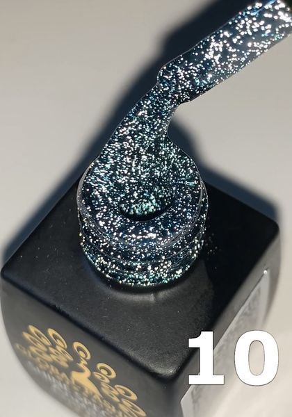Гель лак Disco Gel Shine Spectrum, Global Fashion, світловідбивний, 8 мл 10 12048 фото