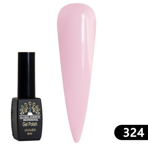 Гель-лак Global Fashion BLACK ELITE 324, 8 мл 2555 фото