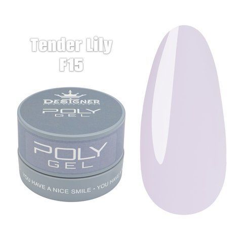 Полігель Designer Professional Polygel F15, в банці 30 мл DP-P30-BF15 фото