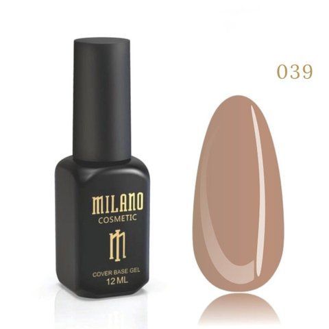 Цветная каучуковая база MILANO Cover Base #39, 12 мл C-000003287 фото