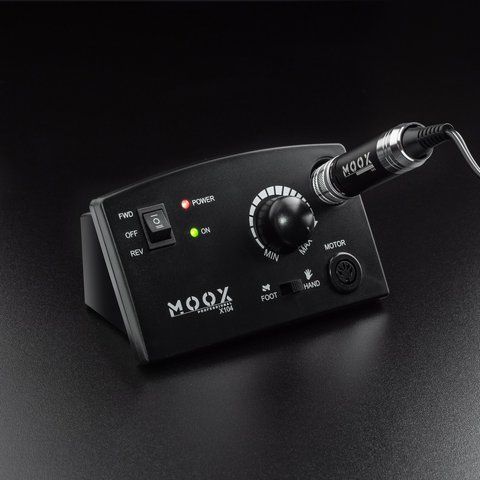 Фрезер для манікюру і педикюру MOOX X104 45 000 об / хв 65W Чорний Moox-104-B фото