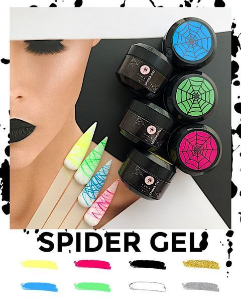 Гель-павутинка SAGA Professional Spider gel, SILVER, 8 мл SG-SPID-06 фото