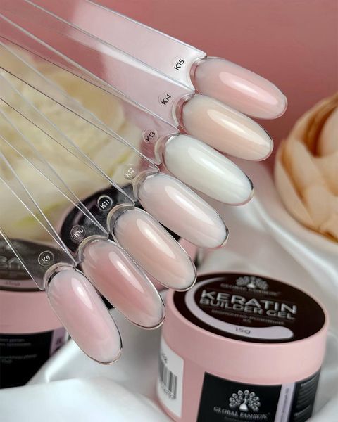 Моделирующий гель Global Fashion KERATIN BUILDER GEL K15, 15 г 26286 фото