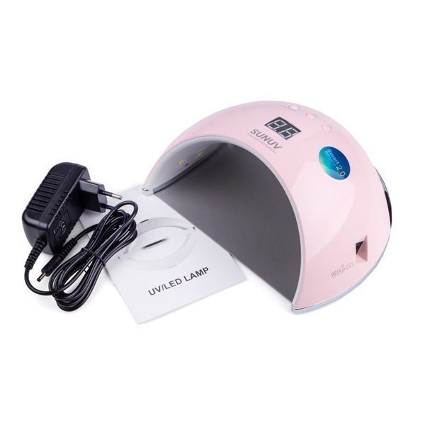 UV/LED лампа SUNUV SUN 6 48W для манікюру, Рожева (Оригінал) SUN6-P фото