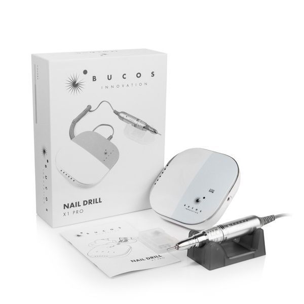 Фрезер для манікюру Bucos Nail Drill X1 PRO, 65 Вт, 40 000 об/хв, ICE BLUE BUCOS-X1-IB фото