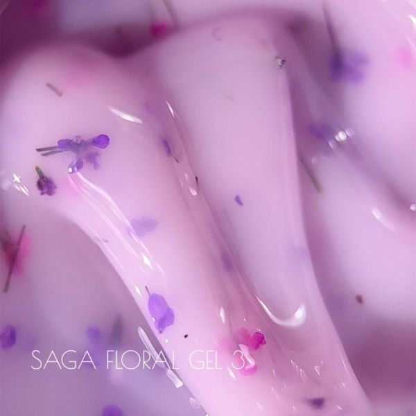 Гель с сухоцветами SAGA Liquid Floral Gel #03, 15 мл SAGA-LF-03 фото