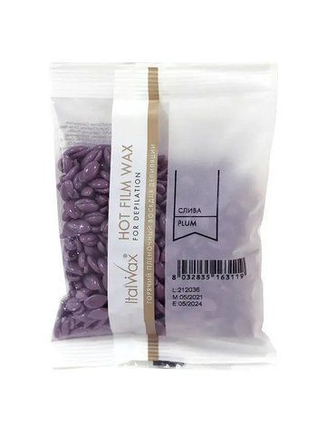 Гарячий віск у гранулах Italwax Слива, 100 г C_FWP100_PL_IT фото