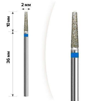 М-014 Алмазная насадка Конус Blue 2*10 М-014 Алм Кон Blue 2*10 фото