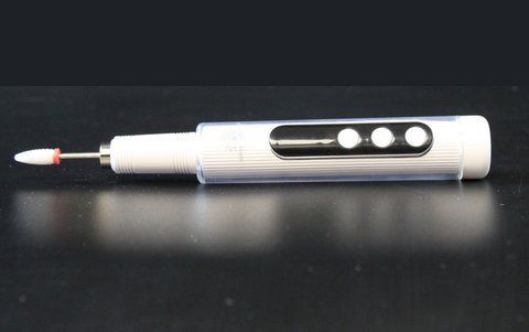 Аккумуляторный фрезер для маникюра c UV - фонариком Global Fashion GX15, 18&nbsp;000 об/мин, Белый GF-GX15-W фото