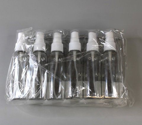 Пластикова ємність GLORIS для рідини з БІЛИМ розпилювачем, 60 мл, 12 шт / упаковка GL-BATL-60-WP фото