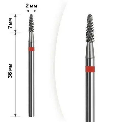М-108 ТВС насадка Конус зауженный Red 2*7 М-108 ТВС Кон зуж Red 2*7 фото
