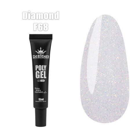 Полігель Designer Professional Polygel F68, 15 мл DP-POL15-F68 фото
