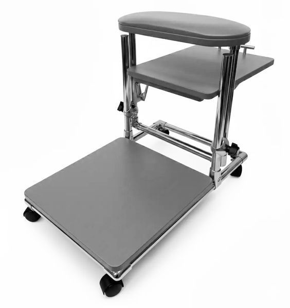 Подставка педикюрная Mr Helix тройная на колесиках, Серая MH-PODO3-G фото