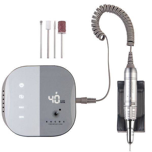 Фрезер для манікюру Bucos Nail Drill X1 PRO, 65 Вт, 40 000 об/хв, ZINC GRAY BUCOS-X1-ZG фото