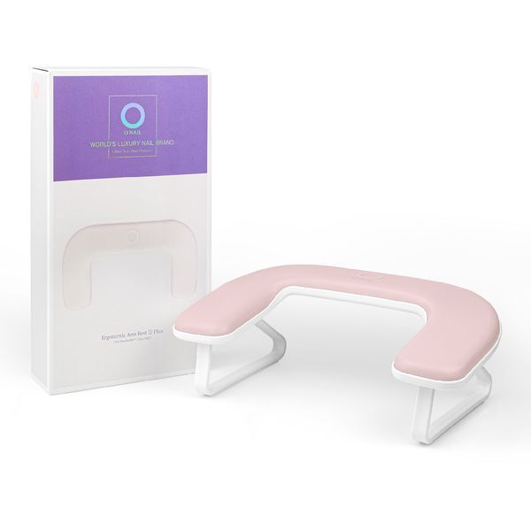 UV/LED-лампа с искусственным интеллектом O NAIL AI Smart Curing Lamp с пультом ДУ и подлокотником O NAIL (PINK) ONIL-SET3-PINK фото