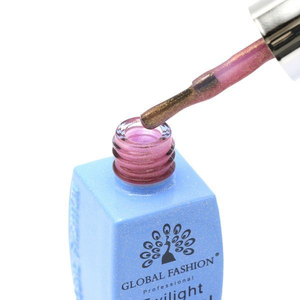 Гель-лак Global Fashion Twilight Glitter 201, 8 мл 22866 фото