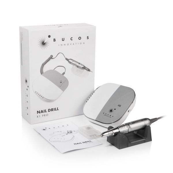 Фрезер для манікюру Bucos Nail Drill X1 PRO, 65 Вт, 40 000 об/хв, ZINC GRAY BUCOS-X1-ZG фото