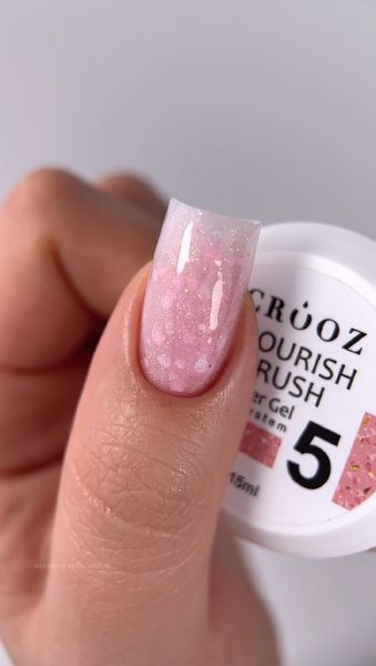 Гель для нарощування CROOZ Flourish Crush Builder Gel #05, 15 мл 2964315670 фото