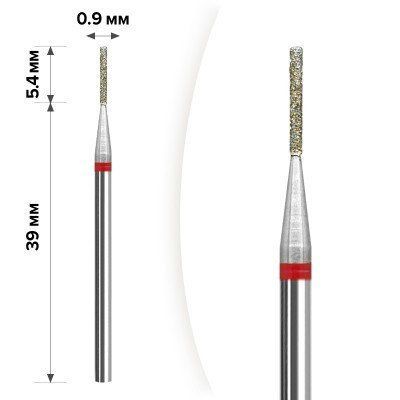 М-14 Алмазная насадка Цилиндр Red 0,9*5,4 М-14 Алм Цил Red 0,9*5,4 фото