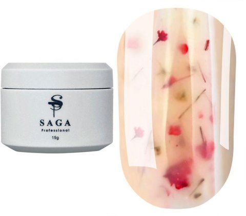 Гель с сухоцветами SAGA Liquid Floral Gel #05, 15 мл SAGA-LF-05 фото