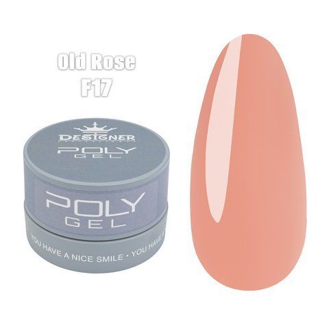 Полігель Designer Professional Polygel F17, в банці 30 мл DP-P30-BF17 фото