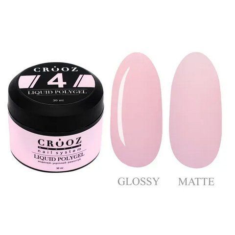 Жидкий полигель CROOZ LIQUID POLYGEL #4, банка, 30 мл CR-LQP-B-04 фото