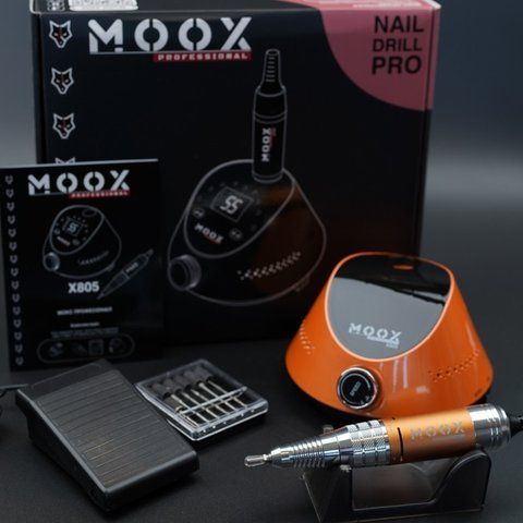 Фрезер для манікюру та педикюру MOOX X 805 55&nbsp;000 об/хв, 80 W, Orange Moox-805-OR фото