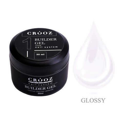 Гель для нарощування CROOZ Builder Gel #1 Clear, 30 мл CR-26482 фото