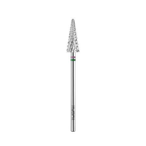 Фреза карбід-вольфрамова KWARK Shark Blade EGLV-6015, конус, хрестоподібно-спиральна, зелено-фіолетова EGLV-6015 фото
