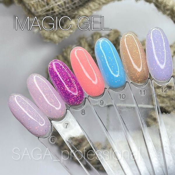 Гель для наращивания с поталью&nbsp;SAGA Professional Builder Gel Magic #2, 15 мл SG-BLD-MAG-02 фото