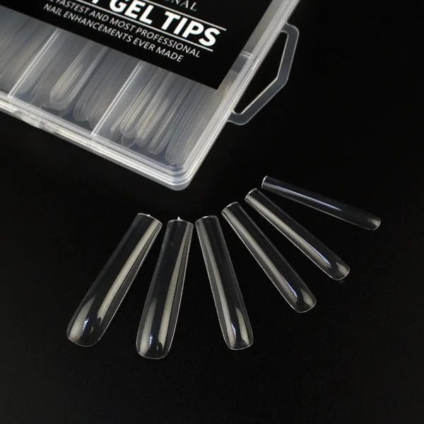Типсы гелевые Starlet Professional Soft Gel Tips #3, экстра длинный квадрат, 240 шт SP-GT-03 фото