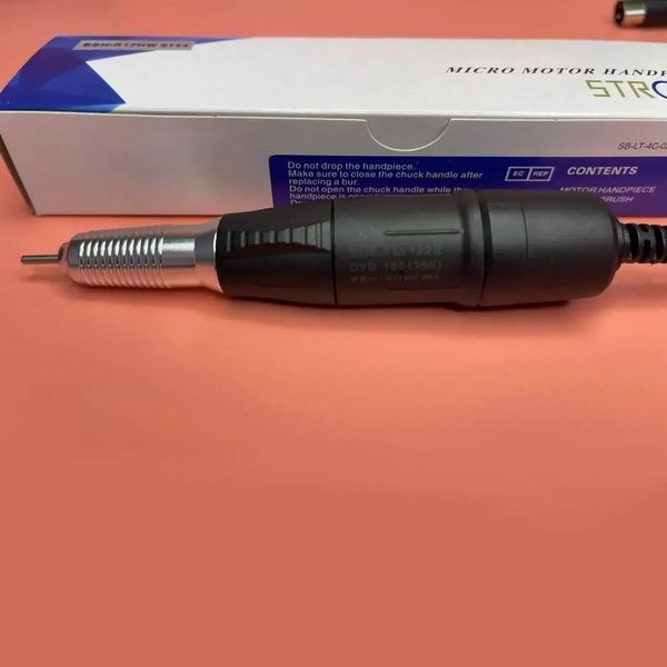 Ручка-мікромотор 120II для фрезерів Strong, 35 000 об/хв, ЧОРНА RST-120-35-BL фото