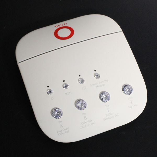 UV/LED-лампа с искусственным интеллектом O NAIL AI Smart Curing Lamp с пультом ДУ и подлокотником O NAIL (PURPLE) ONIL-SET3-PURPLE фото