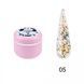 Гель для дизайна с сухоцветами SAGA Professional Flower Fairy Gel #5, 5 мл SG-FLW-05 фото 1