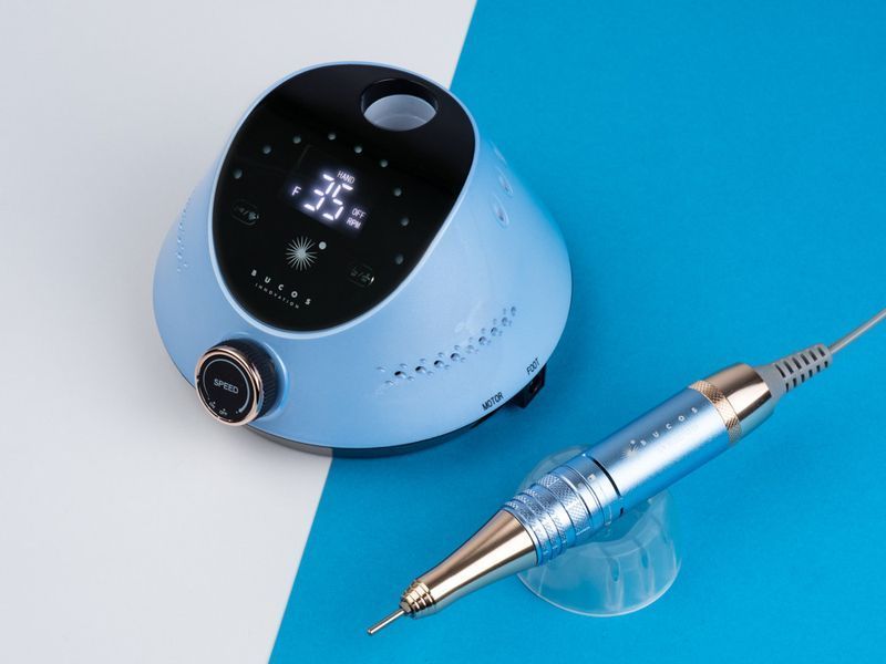 Фрезер для манікюру Bucos Nail Drill X2 PRO, 65 Вт, 35 000 об/хв BLUE OCEAN BUCOS-X2-BO фото
