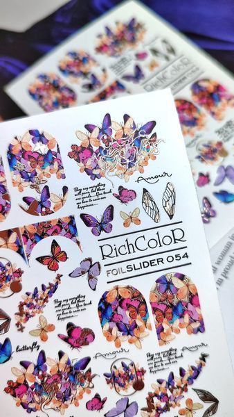 Фольгований слайдер RICHCOLOR FOIL SLIDER #54 RC-SLF-54 фото