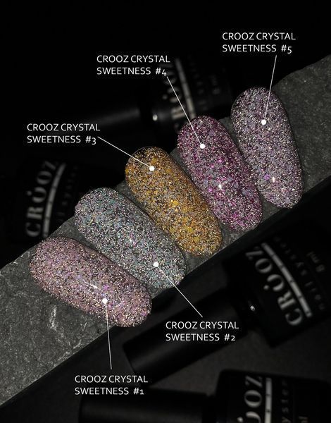 Світловідбивний гель-лак CROOZ CRYSTAL SWEETNESS #3, 8 мл CR-GEL-CRSW03 фото