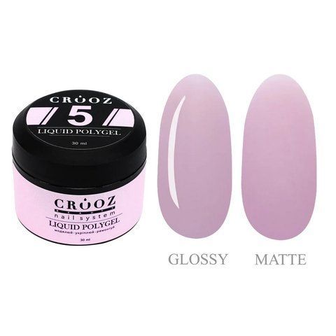 Жидкий полигель CROOZ LIQUID POLYGEL #5, банка, 30 мл CR-LQP-B-05 фото