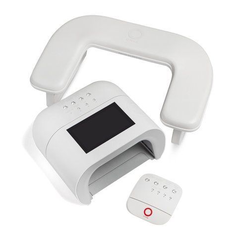 UV/LED-лампа зі штучним інтелектом O NAIL AI Smart Curing Lamp з пультом ДК і підлокітником O NAIL (WHITE) ONIL-SET3-WHITE фото
