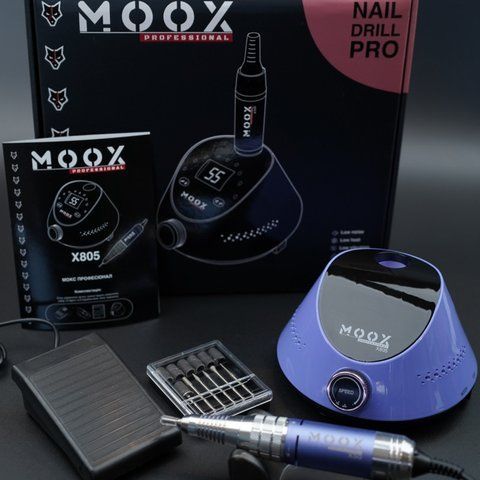 Фрезер для манікюру та педикюру MOOX X 805 55&nbsp;000 об/хв, 80 W, Purple Moox-805-PUR фото