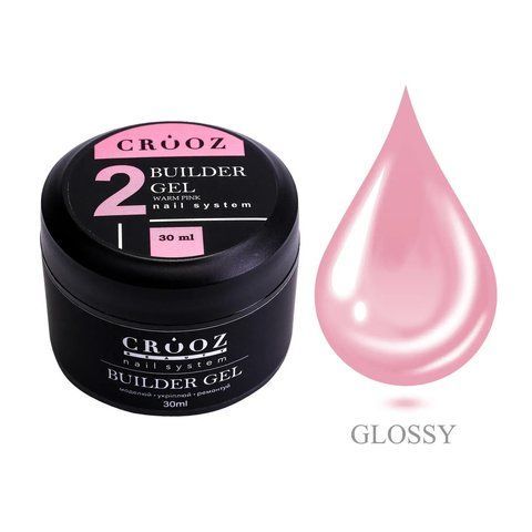Гель для нарощування CROOZ Builder Gel #2 Warm Pink, 30 мл CR-26483 фото