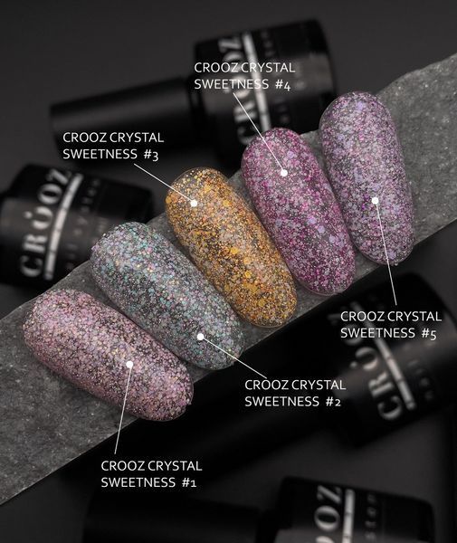 Світловідбивний гель-лак CROOZ CRYSTAL SWEETNESS #3, 8 мл CR-GEL-CRSW03 фото