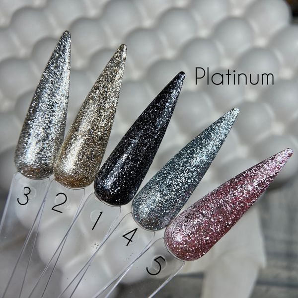 Гель-краска для дизайна SAGA Professional Platinum gel #2, 5 мл SG-PLATG-02 фото