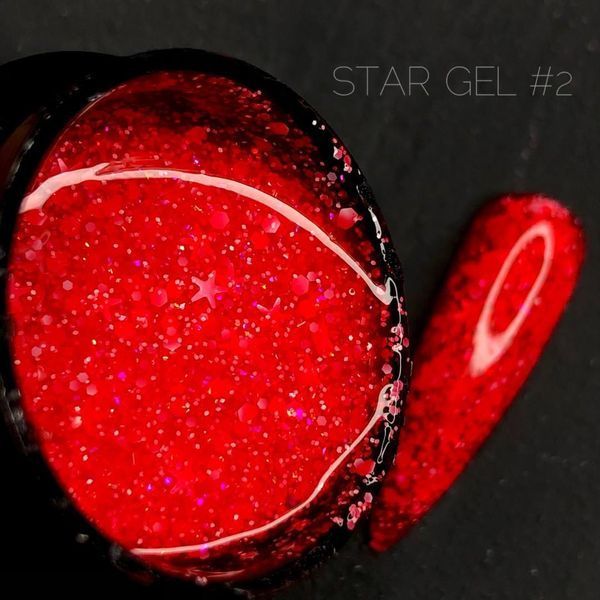 Гель для дизайну CROOZ STAR GEL #2, 5 г CR-STAR-02 фото