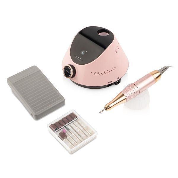 Фрезер для манікюру Bucos Nail Drill X2 PRO, 65 Вт, 35 000 об/хв BLUSH PINK BUCOS-X2-BP фото