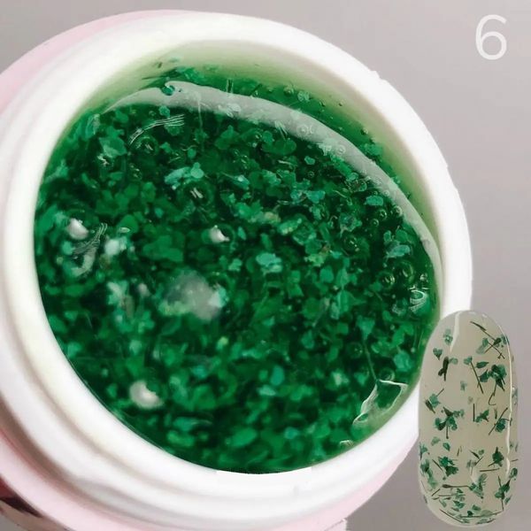 Гель для дизайна с сухоцветами SAGA Professional Flower Fairy Gel #6, 5 мл SG-FLW-06 фото