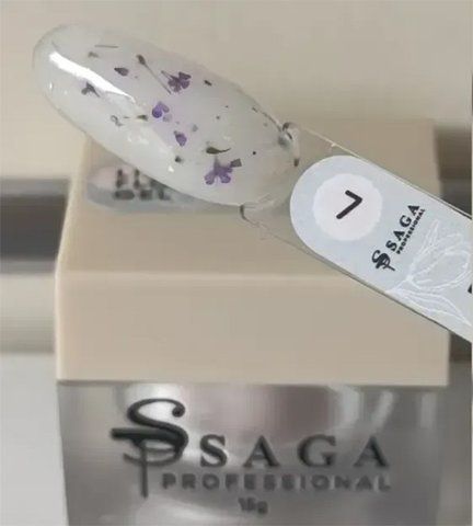 Гель с сухоцветами SAGA Liquid Floral Gel #07, 15 мл SAGA-LF-07 фото