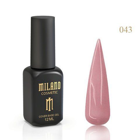 Цветная каучуковая база MILANO Cover Base #43, 12 мл C-000003291 фото